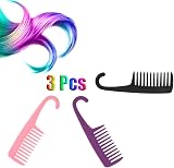 tiopeia 3pk Wide Tooth Comb for Wet Curly Hair Detangling Long Hair Shower Comb view 2