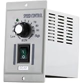 DC Motor Speed Controller,AC 110V Input DC 24V-90V Output Electric Speed Regulator for Permanent Magnet DC Motor 0.02W-400W,DC-51
