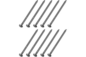 uxcell 100Pcs Small Hardware Nails, 1.2 x 25mm Carbon Steel Round Head Nail Common Finishing Nail for Household Woodworking P