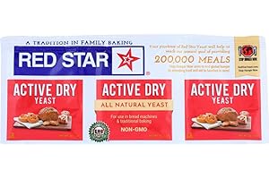 LESAFFRE YEAST CORP Red Star GlutenFree Active Dry Yeast, 0.25 Ounce (Pack of 9)