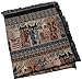 Brentwood Originals Laurel Burch 50-inch by 60-inch Native Felines Throw