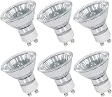 Comyan GU10 Halogen Bulbs 35W 230V 2800K 40 Degree 6 Pack Dimmable
