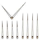 uxcell 5 Set Wooden Clock Hands Only,Walnut Wood