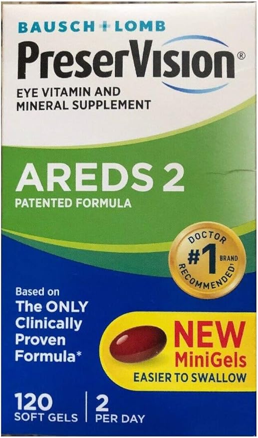 PreserVision AREDS 2 Formula 120 softgels (New Minigels) Health & Personal Care