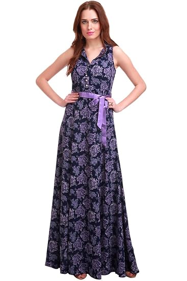 Paisley Printed Maxi Dress 