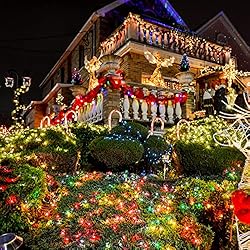 Multi Colored Christmas Lights, 400 LED 132FT