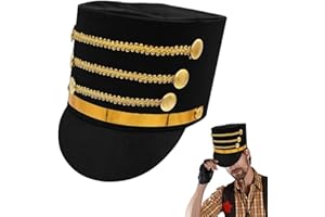 Nutcracker Cosplay Hat, Nutcracker Drum Major Hat, Ring Leader Accessories, Dress up Cosplay Accessory Hats, Creative