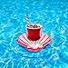 BigMouth Inc. Inflatable Seashell Drink Holder Floats, 3-Pack Includes Red, Blue and Yellow Seashell Drink Floats
