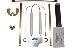 HVAC PARTS Wayne Oil Burner 31156K Electrode Tune Up Kit Fits Models M MSR MH ER ERA EH EHA EHASR OE OEA