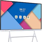 NEWORK 75 Inch 4K Smart Board, Google EDLA-Certified Interactive Whiteboard | Android 14 OS, 50-Point Touch, Wireless Casting,Touchscreen Digital Whiteboard for Classroom Office Home (With Wall Mount)