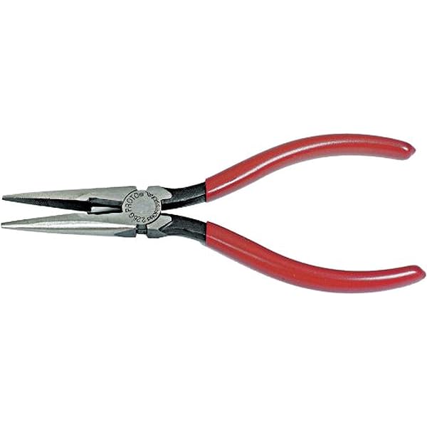 Proto Plier Diagonal Plastic Cutting, 6.3/4'', Jaw Length 3/4'', Steel, Pvc Grip 212G