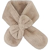 YATANAM Girls Scarf Fuzzy Fleece Kids Scarves Winter Warm Scarf Toddler Adjustable Soft Neck Warmer
