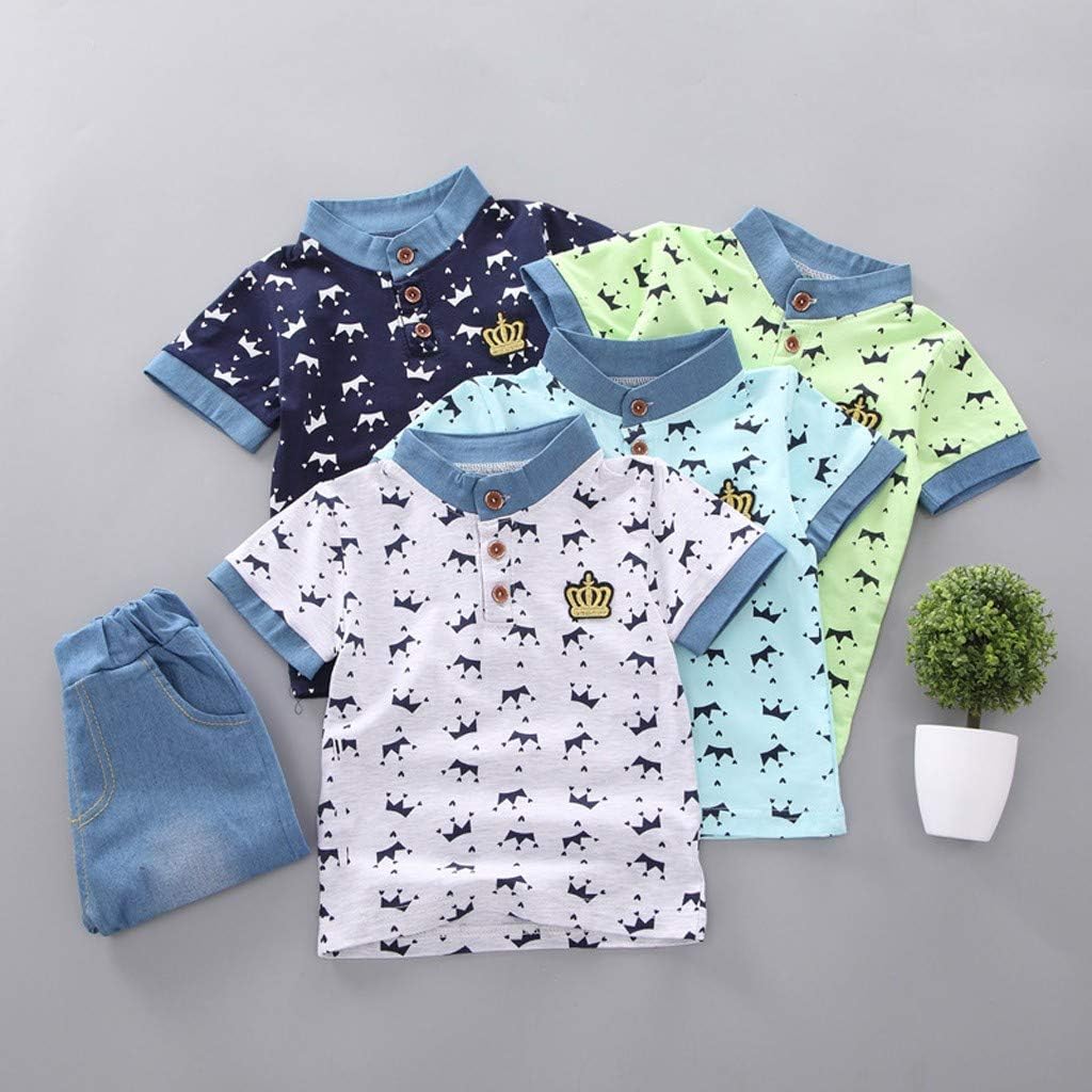 Vetements Garcon Ensembles Ensemble Bebe Garcon Naissance Bapteme Ceremonie Ete Day8 Vetement Bebe Garcon 1 5 Ans Pas Cher Survetement Enfant Garcon T Shirt Manche Courte Tenue Chemise Shorts