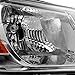 AKKON - For Dodge Grand Caravan Clear Driver Left Side Front Headlight Head Lamp Light Replacement