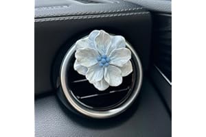 Cute Flower Car Diffuser - Monther's Day Gift Idea for Her,Flower-Shaped Essential Oil Diffuser for Car Vents, Home & Office 