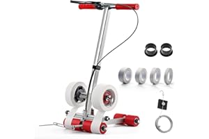 Bonoutil Court Line Tape Machine with Cut-Off Function, Playing Field Line Striping Machines for Parking Ground Marking, Road Warning