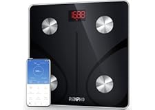 RENPHO Smart Scale for Body Weight, Digital Bathroom Scale BMI Weighing Bluetooth Body Fat Scale, Body Composition Monitor He