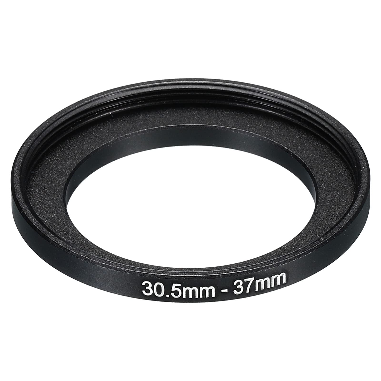 PATIKIL 30.5mm-37mm Metal Step Up Ring, Camera Lens Filter Adapter Ring Aluminum Filter Adapter Ring for Camera Lenses Hood, Black