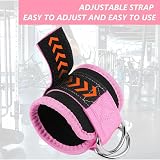 flintronic Ankle Straps for Cable Machine with Double D-Rings Neoprene view 4