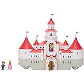 Super Mario Bros. Movie Mushroom Kingdom Castle Playset – Includes 1.25” Mario & Princess Peach Mini Figures – Interactive Movie Training Grounds – Ages 3+