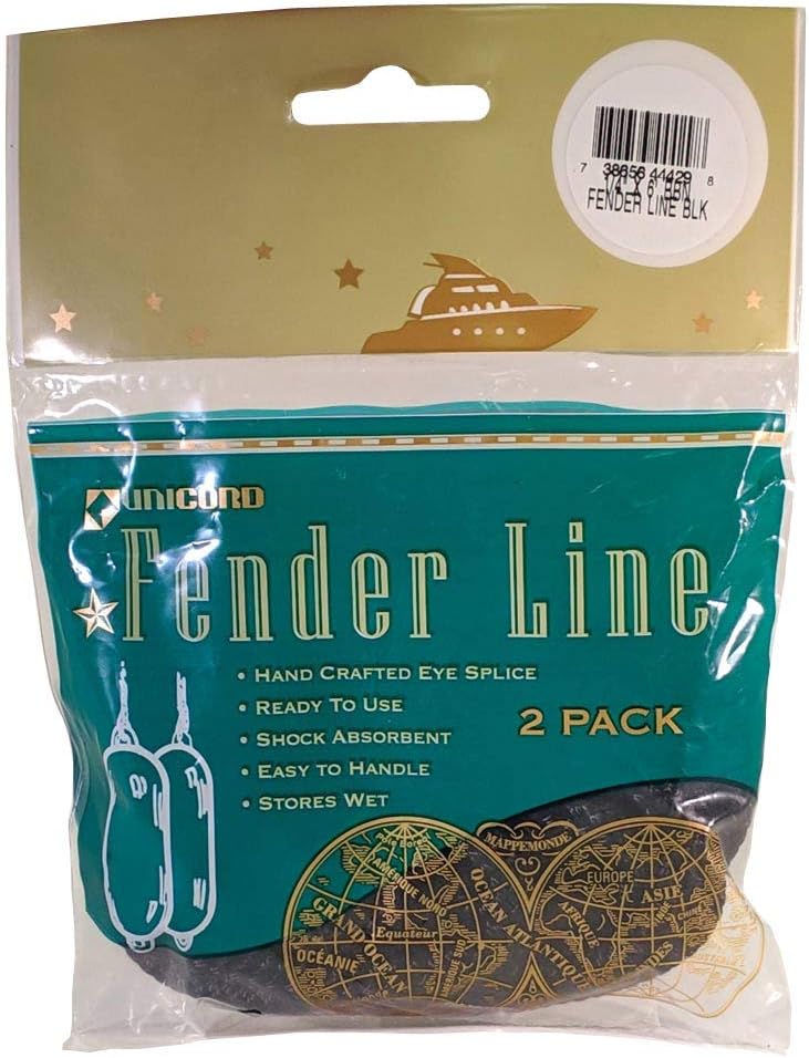 Unicord 1/4" x 6' Black