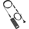 Kiwifotos RS-80N3 Remote Control Shutter Release Cord for Canon EOS R5 Mark II R5 R3 5D Mark IV III II 6D Mark II 7D Mark II 5Ds R 1DX Mark III 1Ds Mark III & More Canon Camera with 3-Pin Connection