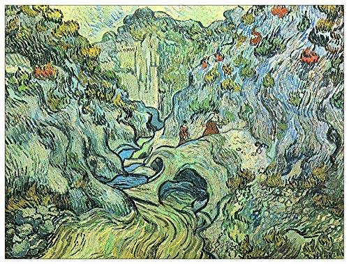 ArtPlaza TW91281 Van Gogh Vincent The Ravine Decorative Panel, Wood MDF, Multicolour, 120x90 Cm