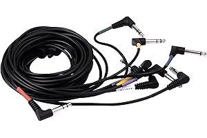 gtpartes Cable Harness Snake Loom Fit for Alesis Drum Module Surge Dm7X Turbo Command RCA Connector Type Electronic Drum Acce