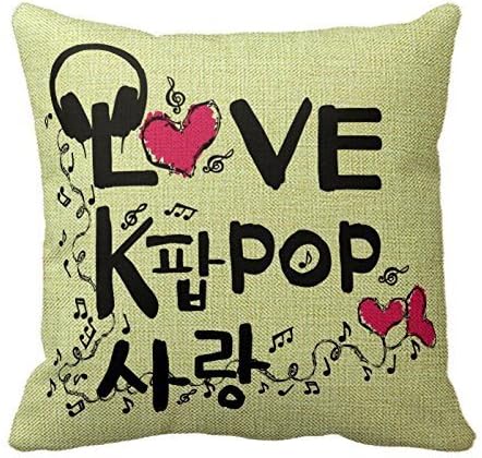 Amazon Com Love K Pop Music Throw Pillows Custom Throw Pillow