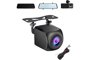 Epronic 4 Pin Backup Camera for Mirror Dash Cam AHD1080P and 720P, 4 Pin to 2.5mm Jack Vehicle Backup Camera Dash Cam Front/Rear View Camera 19.68ft Extension Cable