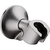 BRIGHT SHOWERS Handheld Shower Head Holder with Dual Angle Positions, Wall Suction Bracket Includes Adhesive 3M Disc, No Tool