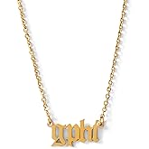 Sorority Shop Gamma Phi Beta Necklace — GPB Old English Font Design, 18K Gold Plated, Gamma Phi Beta Gifts for Women