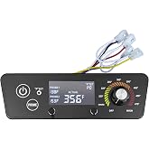 JZW-Shop Upgraded Control Board for Pit Boss Wood Pellet Grill, LCD Display | Compatible with Pit Boss P7-340/700/1000/540/440FB1 Matte Black