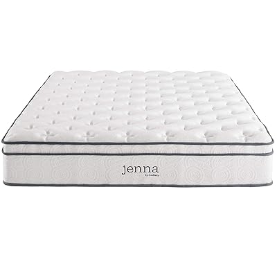 Buy Modway Jenna 10 Queen Innerspring Mattress Quality Quilted Pillow Top Individually Encased Pocket Coils Queen White Online In Poland B078k9rl2q