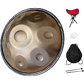 GLADFRESIT 18-inch 9-Note 440Hz G Minor (Mini Gold) - Includes Stand, Bag, 2 Beaters & Dust Cloth