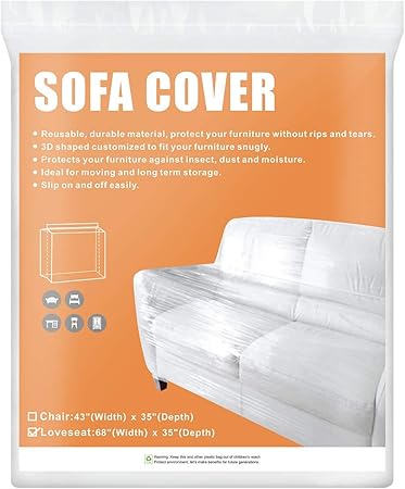 Amazon Com Bysure 4 Mil Water Resistant Heavy Duty Plastic Sofa