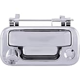 DEAL AUTO ELECTRIC PARTS Chrome Tailgate Handle with Camera &amp; Key Hole | Compatible with Ford F-150 04-14, F-250 F-350 F-450 Super Duty 08-16, Explorer Sport Trac, Lincoln Mark LT 8L3Z-9943400-AC