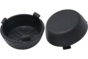DUZFOREI 2Pcs Rear Bumper Dome Caps 51999-04030 Replacement for Tacoma 2005-2015 Rear Lower Bumper Step Receiver Hitch Cover Cap Replaces PT228-34000-BK, 161362