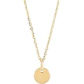 Silpada 'Caption This' 13 mm Disc Pendant Necklace in Sterling Silver, 14" + 2" + 2"