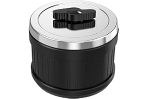 KOOLSTONE Rock Tumbler Barrel Extral Large Capacity 2.5 Lbs 5 x 4 inch, Rubber Material, with Durable Leak-proof Lid, Compatiable C1&C1 Pro Rock Tumbler