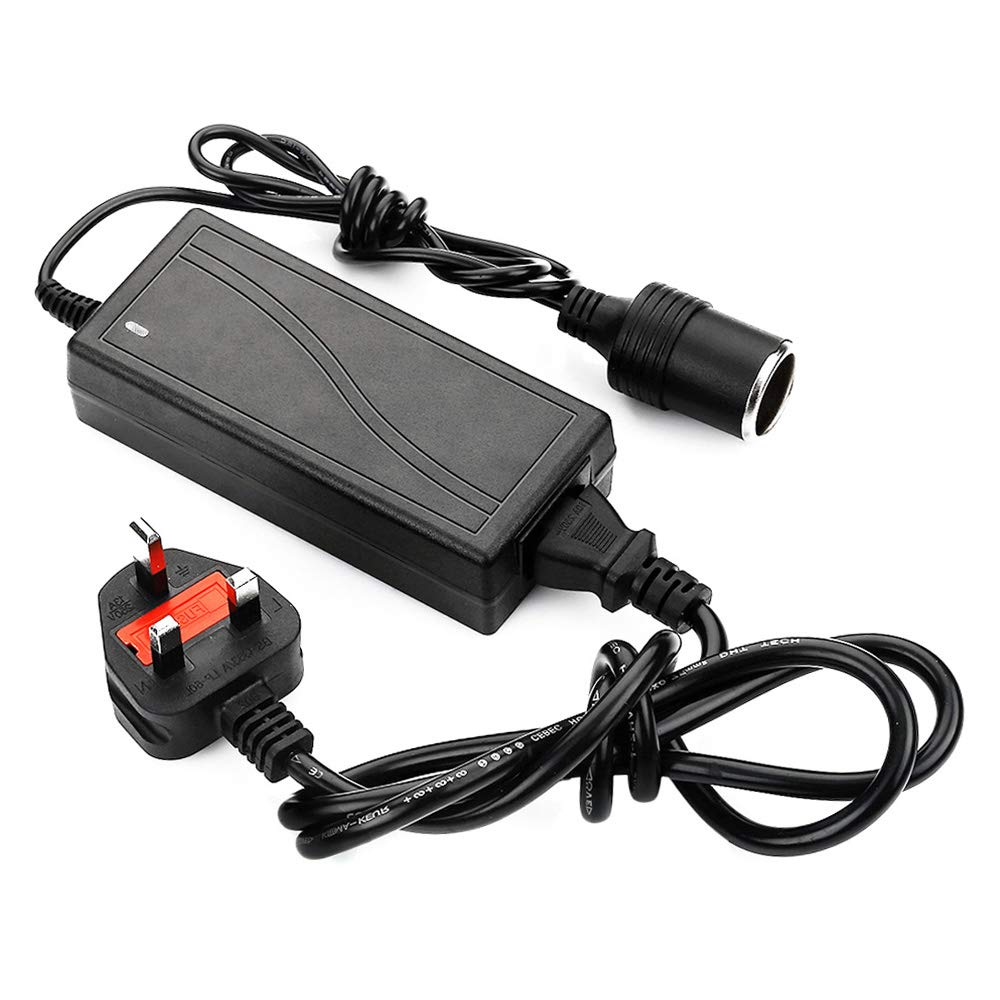 Hands DIY 12V 5A Power Supply Cigarette Lighter Socket,International IC Scheme Designed AC to DC Adapter Car Plug Power