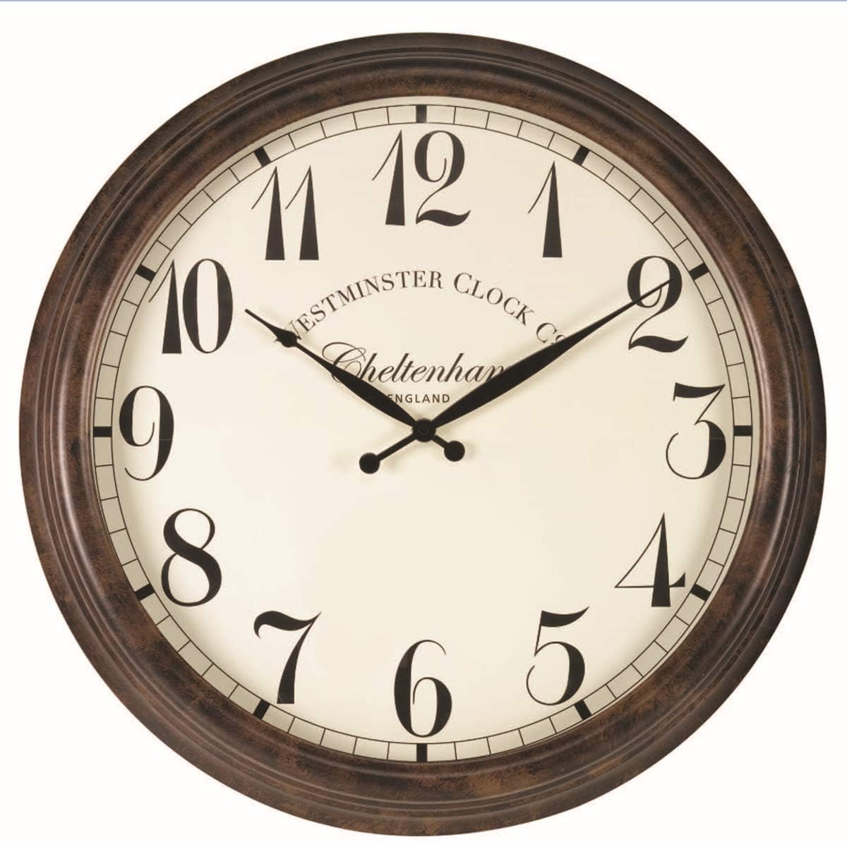 Outside In Cheltenham Wall Clock 23" Amazon.co.uk Kitchen & Home
