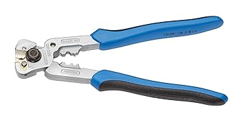 GEDORE 8320-200 JC Drahseilschneider 200 mm / Bowdenzugschneider mit auswechselbaren Schneidplatten / Drahtschneider / Zange 