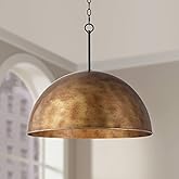Possini Euro Design Julian 24" Rustic Industrial Pendant Ceiling Light Fixture Dining Room Over Table Kitchen Island Foyer Do