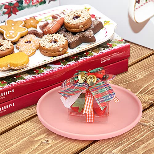 VGoodall Clear Favor Boxes, 100 pcs Plastic Gift Boxes Transparent Cube Boxes PET Boxes for Wedding, Party, Baby Shower, Bridal Shower