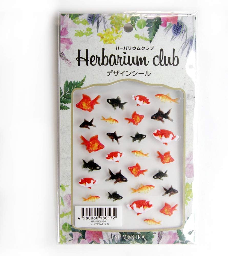Amazon ハーバリウムクラブ ハーバリウムシール 金魚 両面印刷 Hr Kng 101 デコ素材 通販