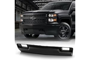 ACANII - For 2014-2015 Chevy Silverado 1500 w/Tow Hook Front Bumpr Filler Panel Face Bar Trim GM1087255