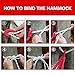 WolfWise Patio Leisure Double 2 Person Cotton Hammocks 450lbs Ultralight Camping Hammock