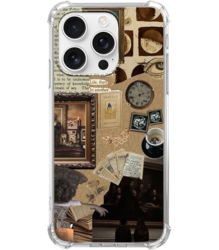 Amazon.com: BESUC WICH Dark Academia Collage Phone Case for iPhone