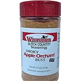 Weaver’s Dutch Country Seasonings Smoky Apple Orchard Dust, 7.5 oz – All‑Natural Applewood‑Smoked Rub with Brown Sugar & Apple Cider Vinegar Flavor, No MSG – Perfect for Pork, Chicken, Ribs & Grilling